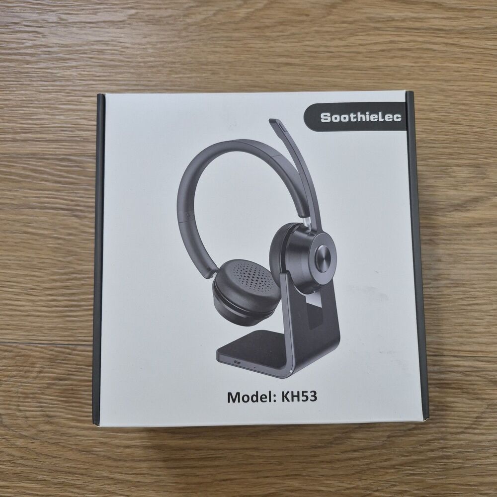 Soothielec Bluetooth USB Wireless Headset V5.3 Model KH53 Noise Canceling - Picture 4 of 7